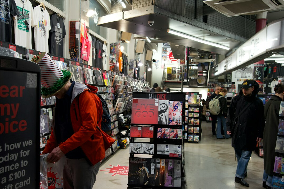 store detective watching shoppers